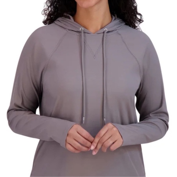 Sage Collective NWT Lightweight Gray Hoodie size S - Picture 2 of 10